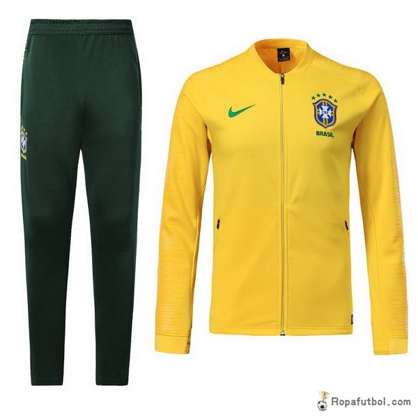 Chandal Brasil 2018 Amarillo Verde